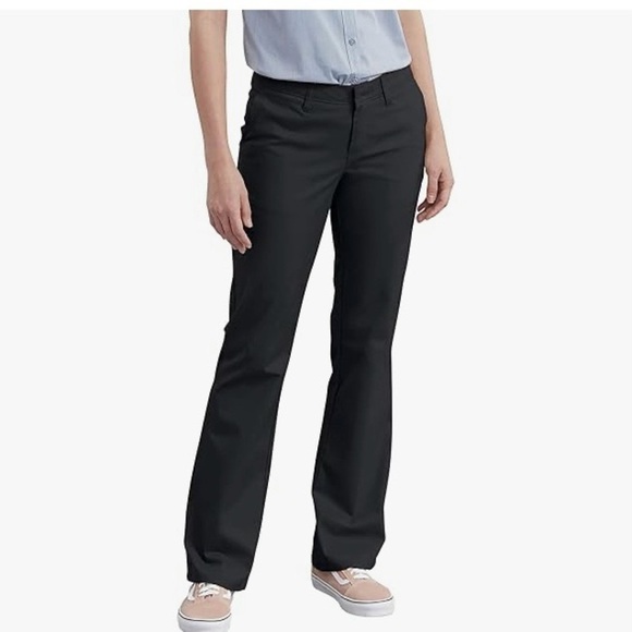 Dickies Pants - Dickies for Women NWT size 8 Short bootcut Black work pant Outdoors, Slim Fit